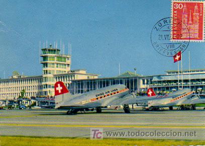 Postales: SWISS AIR LINES. - Foto 1