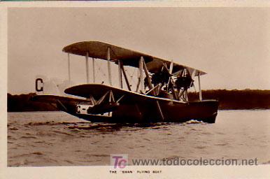 Postales: THE SWAN. FLYING BOAT. - Foto 1