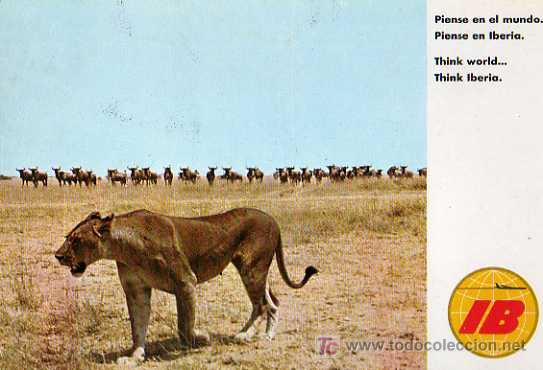 Postales: iberia, piense en iberia - Foto 1