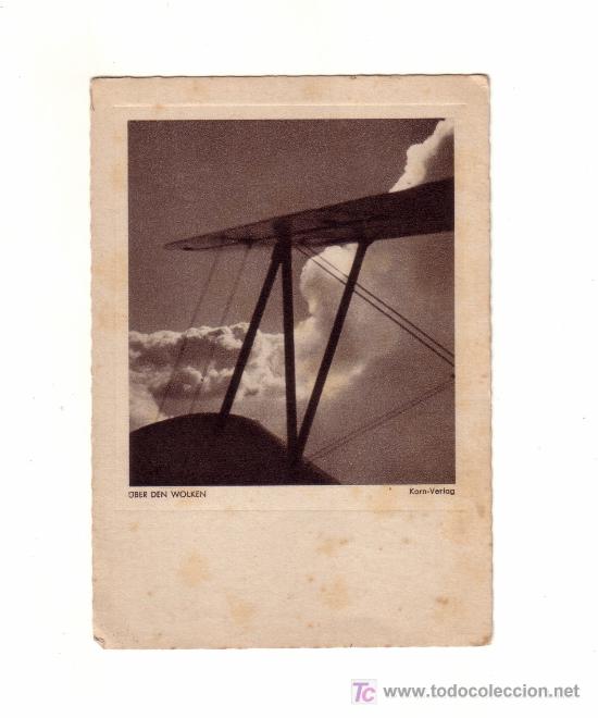 Postales: -38823 POSTAL AVION, UBER DEN WOLKEN - Foto 1