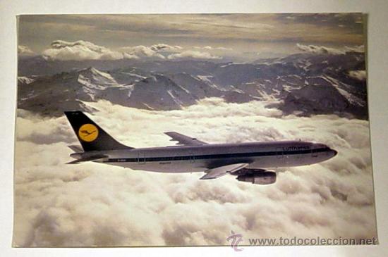 Postales: LUFTHANSA-AIRBUS A 300.No circulada. - Foto 1