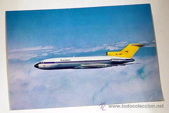 Postales: CONDOR-BOEING 727-30.No circulada. - Foto 1