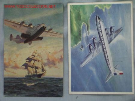 Postales: TARJETAS POSTALES AVIACION - Foto 1