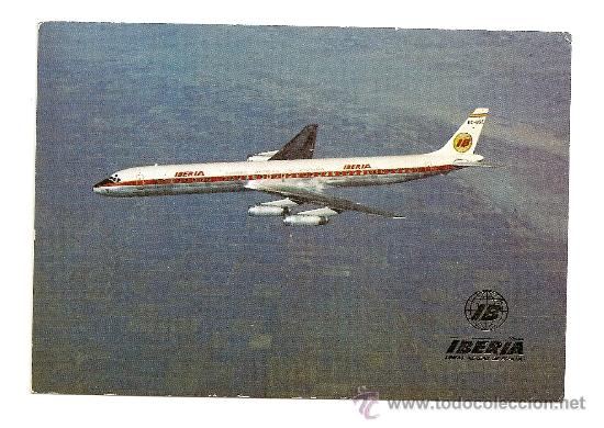 Postales: POSTAL DE IBERIA, JET DOUGLAS - Foto 1