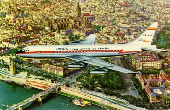 Postales: POSTAL DE IBERIA LINEAS AEREAS DE ESPA&Ntilde;A - Foto 1