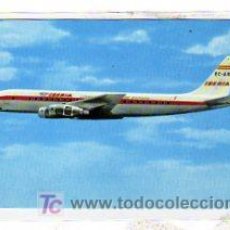 Postales: IBERIA. DOUGLAS DC-8. TURBOFAN. 1965. AVIACIÓN COMERCIAL. AVION.