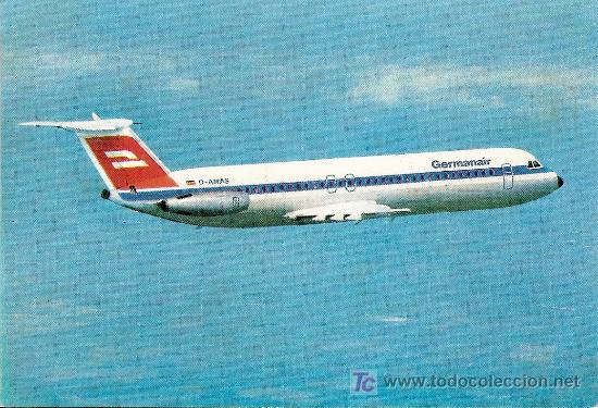 Postales: POSTAL PUBLICITARIA DE GERMANAIR - Foto 1