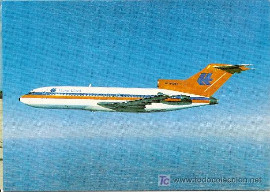 Postales: BOEING-JET 727 DE HAPAG LLOYD - Foto 1
