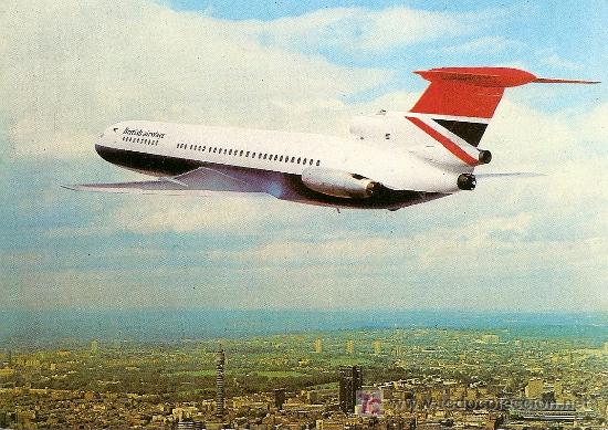 Postales: TRIDENT THREE DE BRITISH AIRWAYS - Foto 1