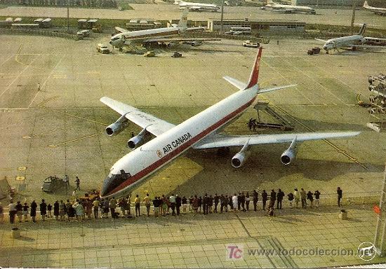 Postales: DC 8-61 DE AIR-CANADA - Foto 1