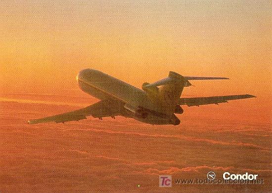 Postales: BOEING 727-230 DE CONDOR - Foto 1