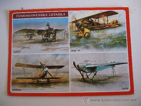 Postales: postal checa de aviones antiguos - sin circular - Foto 1