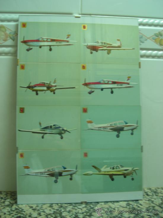 Postales: COLECCION 8 POSTALES AVIONES - Foto 1