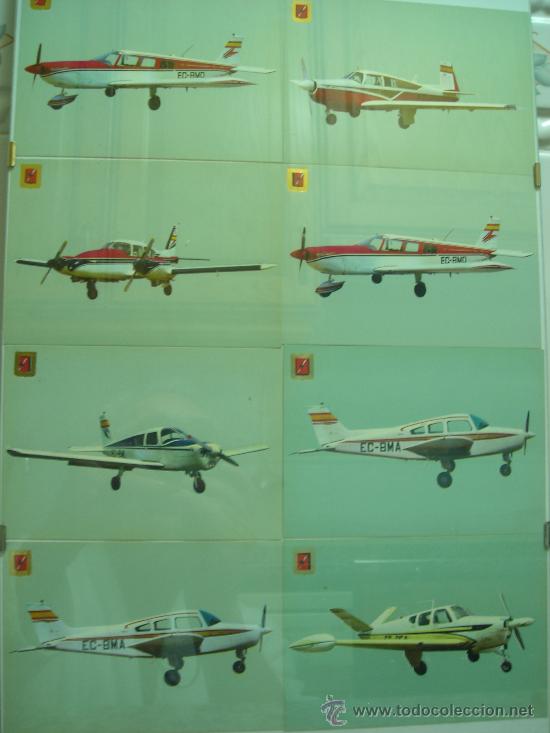 Postales: COLECCION 8 POSTALES AVIONES - Foto 2