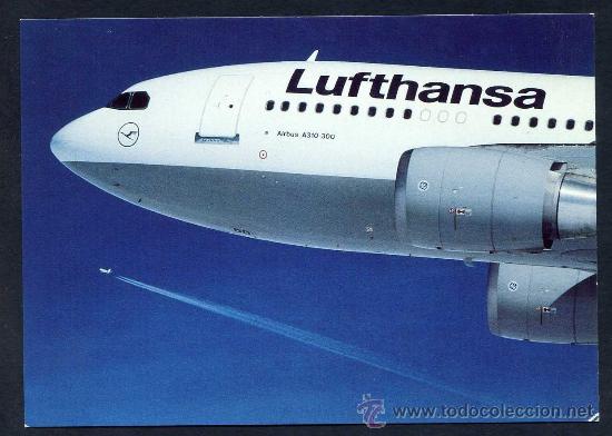 Postales: Lufthansa. *Airbus A310-300* Nueva. - Foto 1