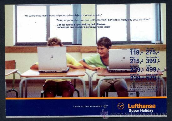 Postales: Lufthansa. *Lufthansa Super Holiday* Nueva. - Foto 1