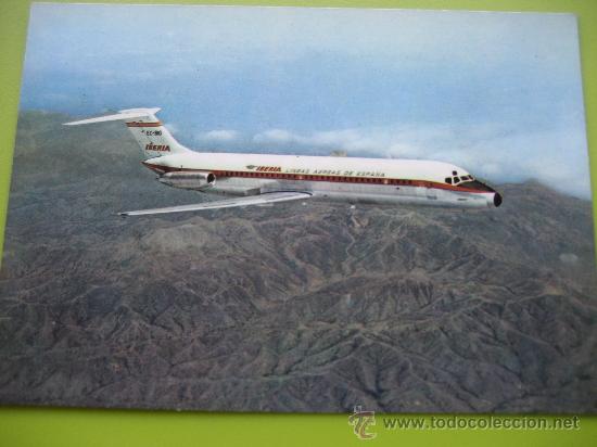 Postales: Iberia. Jet Douglas DC-9. 1967. - Foto 1