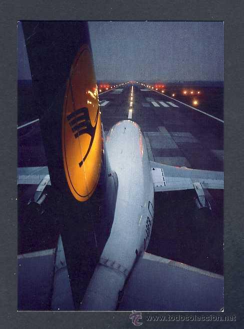 Postales: Postal de aviacion: Avion Lufthansa - Foto 1