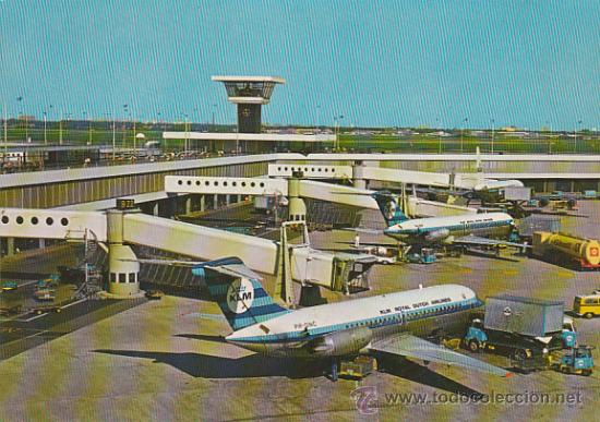Postales: Aeropuerto de Amsterdam (Holanda) - Foto 1