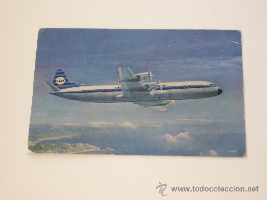Postales: KLM&acute;S LOCKHEED PRP-JET ELECTRA II - Foto 1