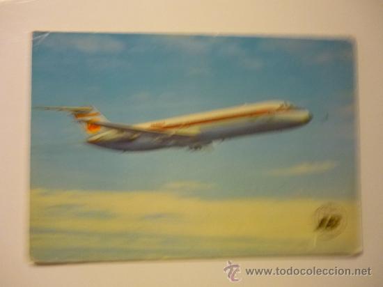 Postales: POSTAL AVION - IBERIA DOUGLAS DC 9 - Foto 1