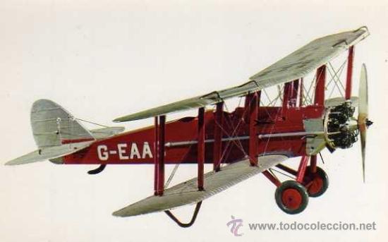 Postales: DUAL CONTROL TRAINER D.H. 9 EDICIONES CYZ 7014 SIN CIRCULAR - Foto 1
