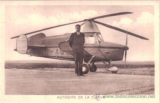 Postales: Autogiro De la Cierva. Aviaci&oacute;n - Foto 1