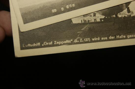 Postales: Lote de 2 postales de zeppelin, alemanas, originales. - Foto 4