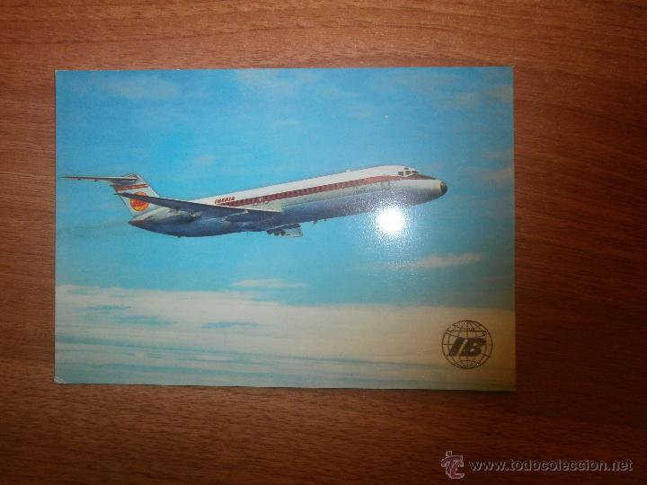 Postales: POSTAL IBERIA JET DOUGJAS DC-9 SIN CIRCULAR - Foto 1