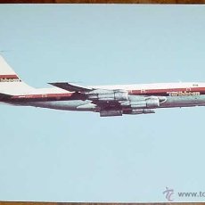 Postales: ANTIGUA FOTO POSTAL AVION CARIBBEAN AIR BOEING 707 - NO CIRCULADA - ED. DENNIS & SONS.. Lote 38245974