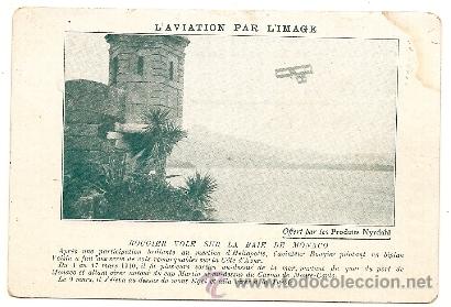 Postales: Tarjeta de aviaci&oacute;n. M&oacute;naco - Foto 1