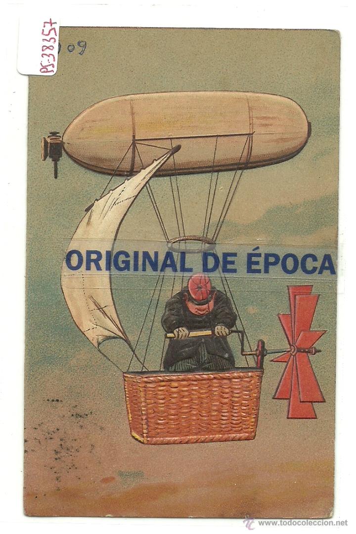 Postales: (PS-38357)POSTAL SATIRICA DE ZEPPELIN - Foto 1