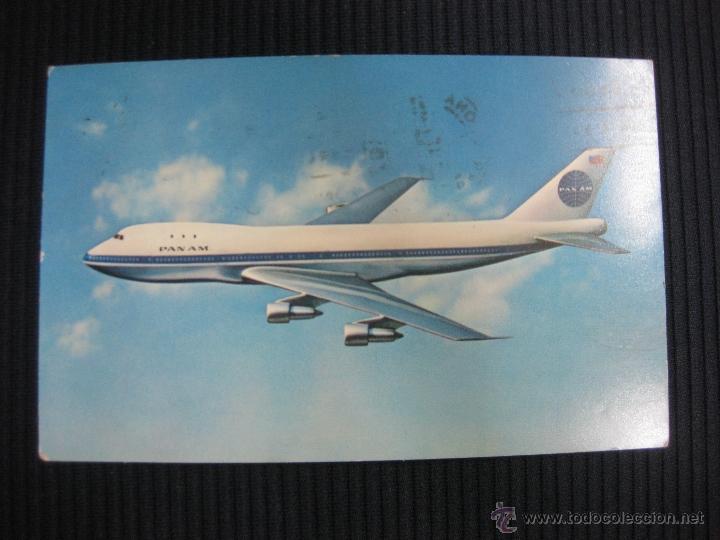 Postales: POSTAL. BOEING 747. PAN AM. - Foto 1