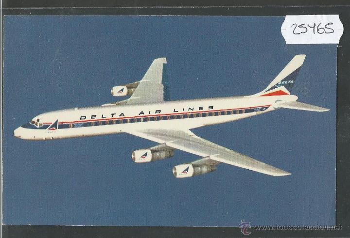 Postales: DELTA AIR LINES - POSTAL DE AVION - (25465) - Foto 1