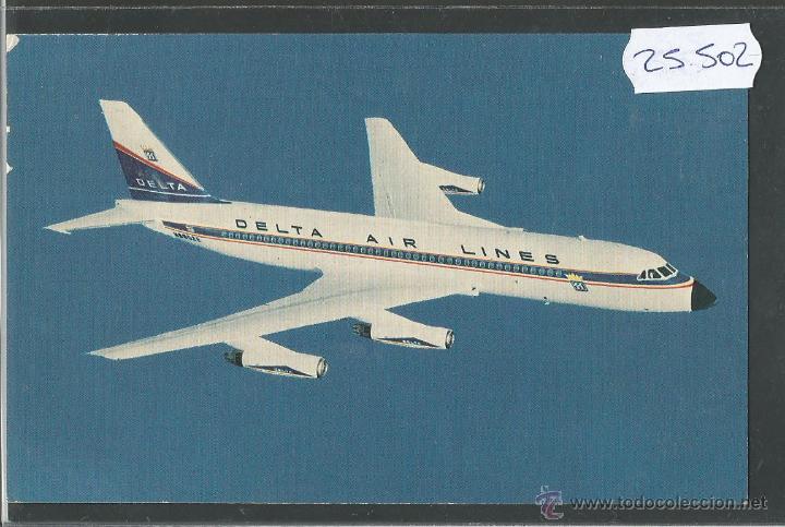Postales: DELTA AIRLINES  - POSTAL DE AVION - (25502) - Foto 1