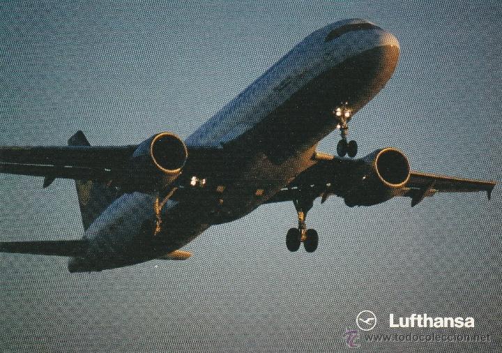 Postales: N&ordm; 18532 POSTAL AVION LUFTHANSA - Foto 1