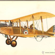 Cartoline: AIRCO DH9, GRAN BRETAÑA, 1918 - ESCUDO DE ORO Nº 3 - SIN CIRCULAR