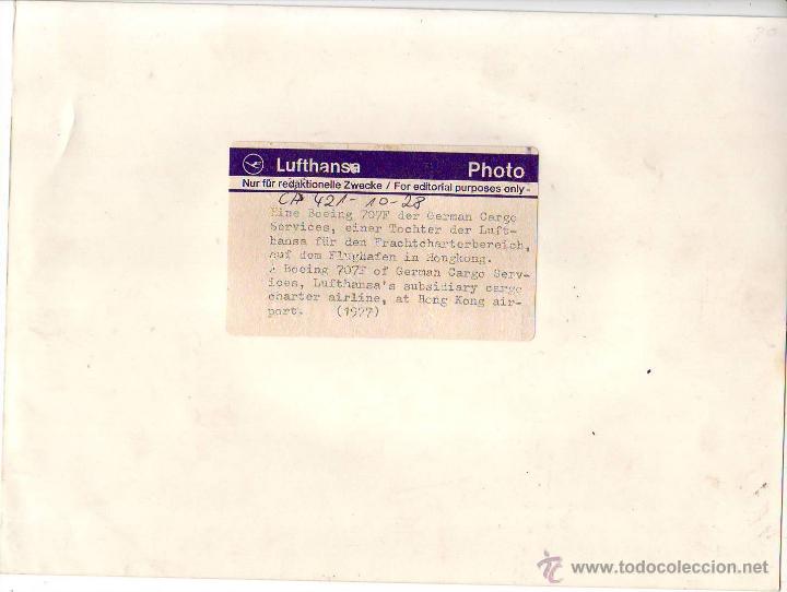 Postales: lufthansa boeing 707-f 1977 - Foto 2