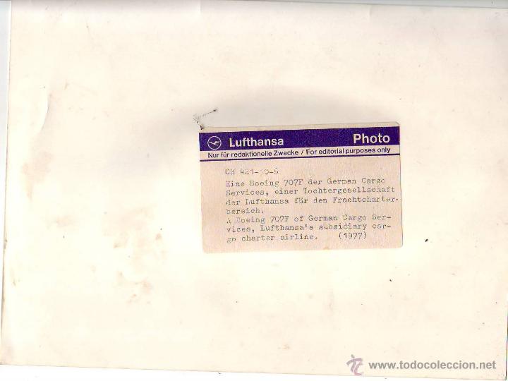 Postales: lufthansa boeing 707-f 1977 - Foto 2