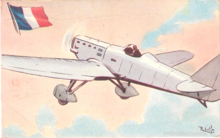 Postales: FRANCIA DEWOITINE D.510. MONOPLANO CAZA. - Foto 1