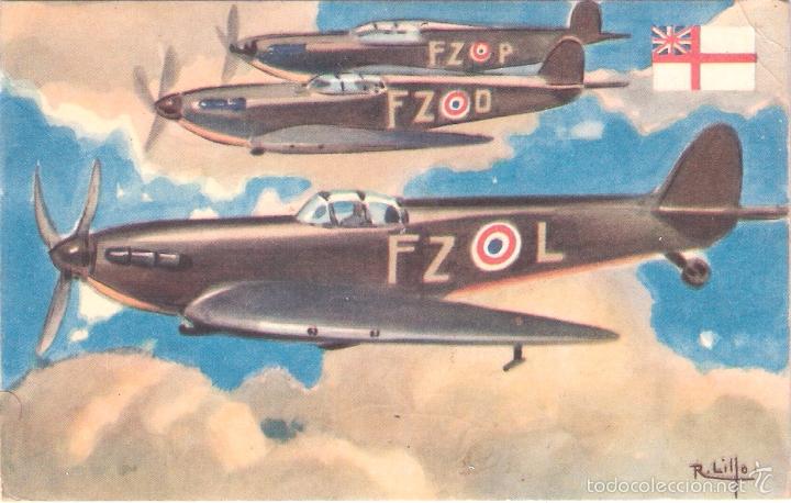 Postales: INGLATERRA SUPERMARINE SPITFIRE. - Foto 1