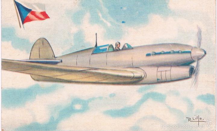 Postales: CZECHOSLOVAKIA AVIA 35. MONOPLANO DE COMBATE. - Foto 1