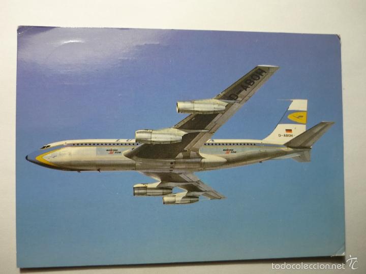 Postales: POSTAL LUFTHANSA.CIRCULADA BOEING 720 B - Foto 1