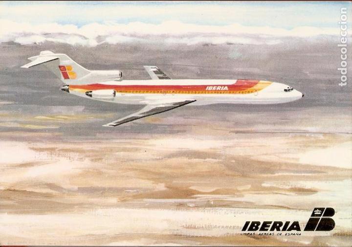 Postales: POSTAL, IBERIA, BOEING 727, SIN CIRCULAR - Foto 1