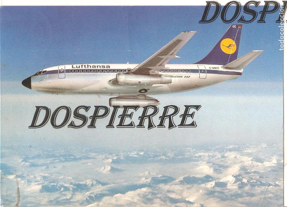 Postales: POSTAL, AVION LUFTHANSA 737, ESCRITA - Foto 1