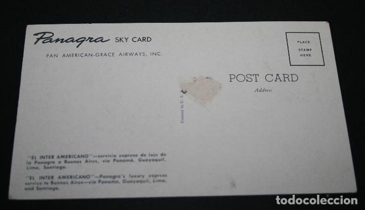 Postales: POSTAL - PANAGRA SKY CARD - EL INTERAMERICANO - Foto 2