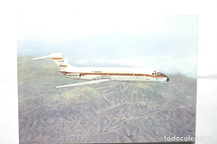 Postales: POSTAL IBERIA JET DOUGLAS DC-9 - Foto 1