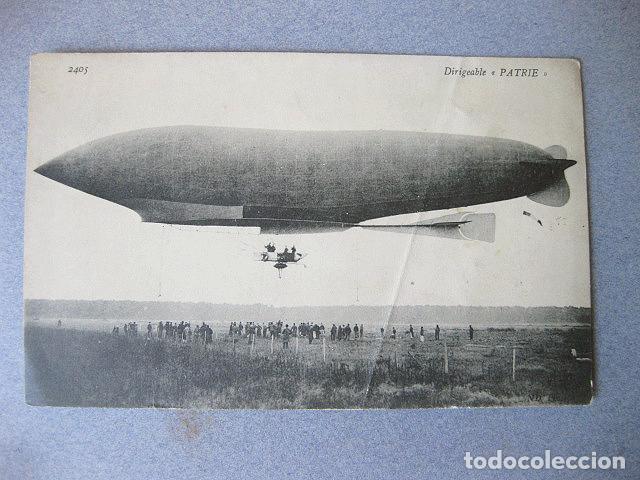 Postales: POSTAL ANTIGUA DEL DIRIGIBLE PATRIE - Foto 1