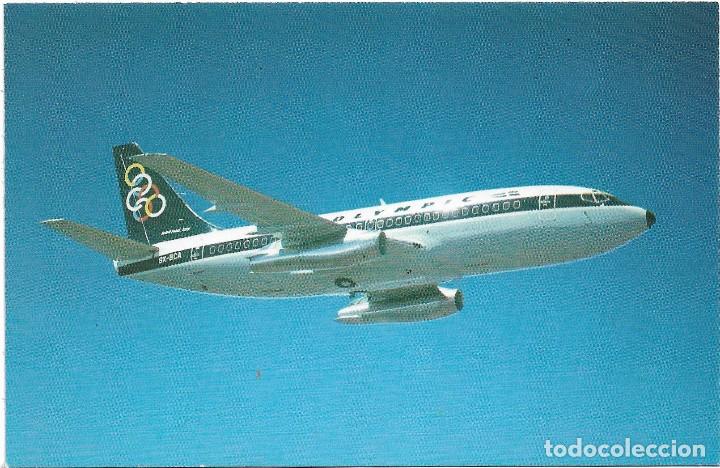 Postales: BOEING 737-200 OLYMPIC AIRWAYS - Foto 1