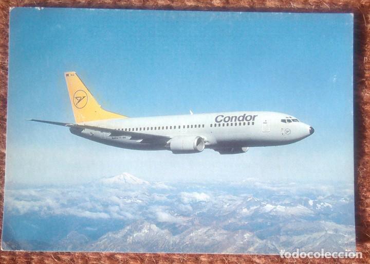 Postales: CONDOR - BOEING 737 - Foto 1